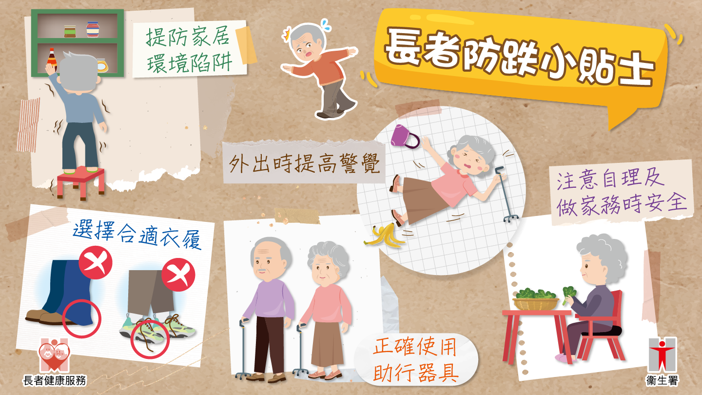 六月份專題 長者防跌小貼士